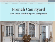Tablet Screenshot of frenchcourtyard.com